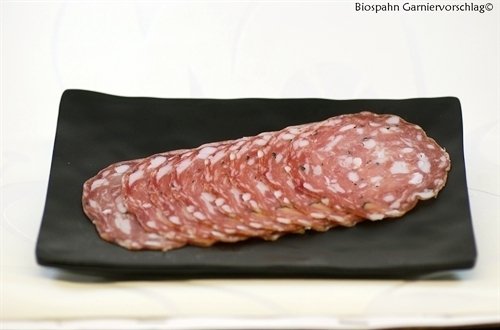 Bio Orig.Italienische Salami mit Trüffel geschnitten 100g