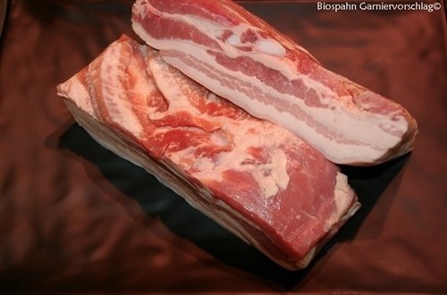 Bio Schwein Bauch ohne Knochen 500g